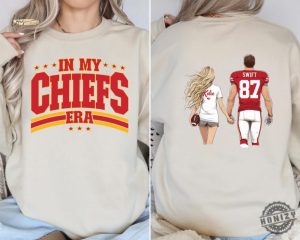 In My Chiefs Era Shirt Kansas City Football Sweatshirt Travis Kelce Football Nfl Tshirt Kansas City Hoodie Game Day Gift honizy 5