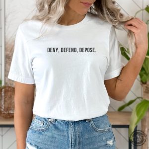 Deny Defend Depose Trendy Unisex Tshirt Activist Sweatshirt Minimal Punk Hoodie Punk Shirt honizy 3