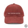 Deny Defend Depose Embroidered Vintage Corduroy Cap honizy 8