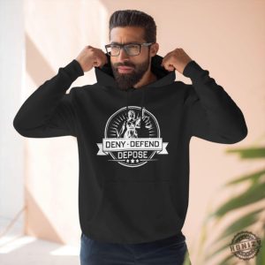 Deny Defend Depose Hoodie Movie Quote Sweatshirt Fight Club Inspired Apparel Unique Tshirt honizy 4