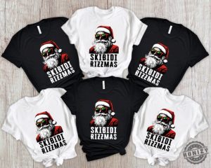 Rizz The Season Tshirt Skibidi Rizzmas T Shirt Merry Rizzmas Shirt Rizzmas Santa Shirt Funny Santa Shirt Funny Womens Holiday Shirt honizy 5