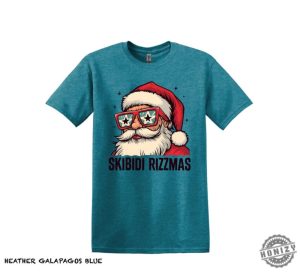 Skibidi Rizzmas Shirt Santa Graphic Tee Funny Christmas Sweatshirt Christmas Party Hoodie Teen Xmas Tshirt Holiday Shirt Funny Xmas Gift honizy 7