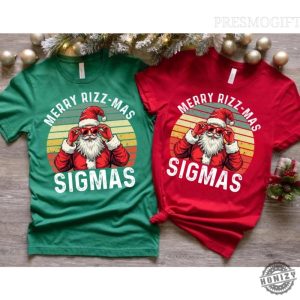 Rizzler Santa Claus Shirt Merry Rizzmas Tshirt Rizz The Season Hoodie W Rizz Christmas Sweatshirt Rizzler Santa Claus Sweater honizy 3