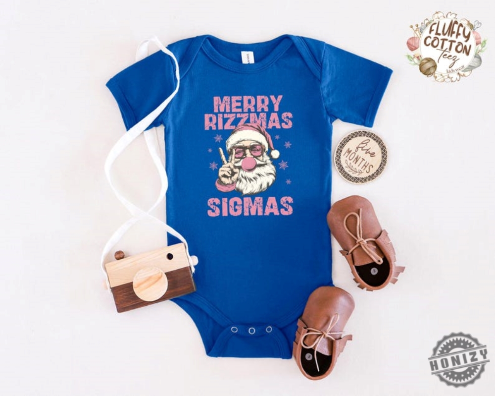 Merry Rizzmas Sigmas Funny Kids Christmas Shirt Gen Alpha Tshirt Santa Hoodie Middle School Christmas Sweatshirt Christmas Gifts For Kids