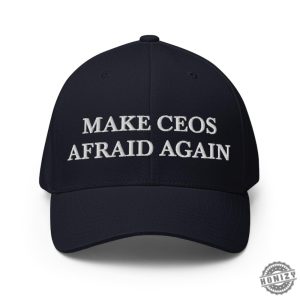 Make Ceos Afraid Again Hat Embroidered Structured Flexfit Cap Deny Defend Depose Populist Activist Gift honizy 6