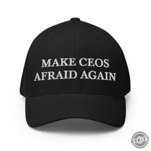 Make Ceos Afraid Again Hat Embroidered Structured Flexfit Cap Deny Defend Depose Populist Activist Gift honizy 7