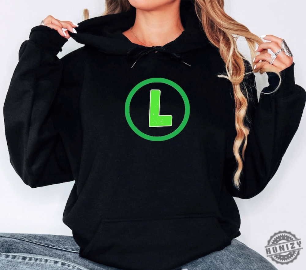 Luigi Unisex Heavy Blend Hoodie Luigi Custom Name Apparel Gifts For Monopoly Players Tshirt Christmas Gifts For Detectives Luigi Sweatshirt