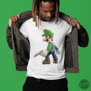 Super Mario Luigi Tshirt Mario Luigi Vintage Sweatshirt Super Mario Bros Hoodie honizy 2