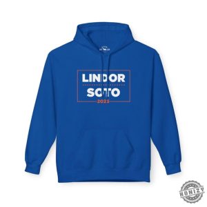 Lindor Soto 25 Campaign Tshirt Blue Hoodie New York Baseball Sweatshirt Queens Gift honizy 4