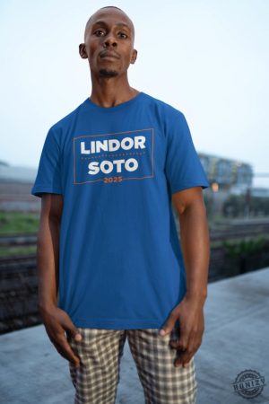 Lindor Soto 25 Campaign Tshirt Blue Hoodie New York Baseball Sweatshirt Queens Gift honizy 6