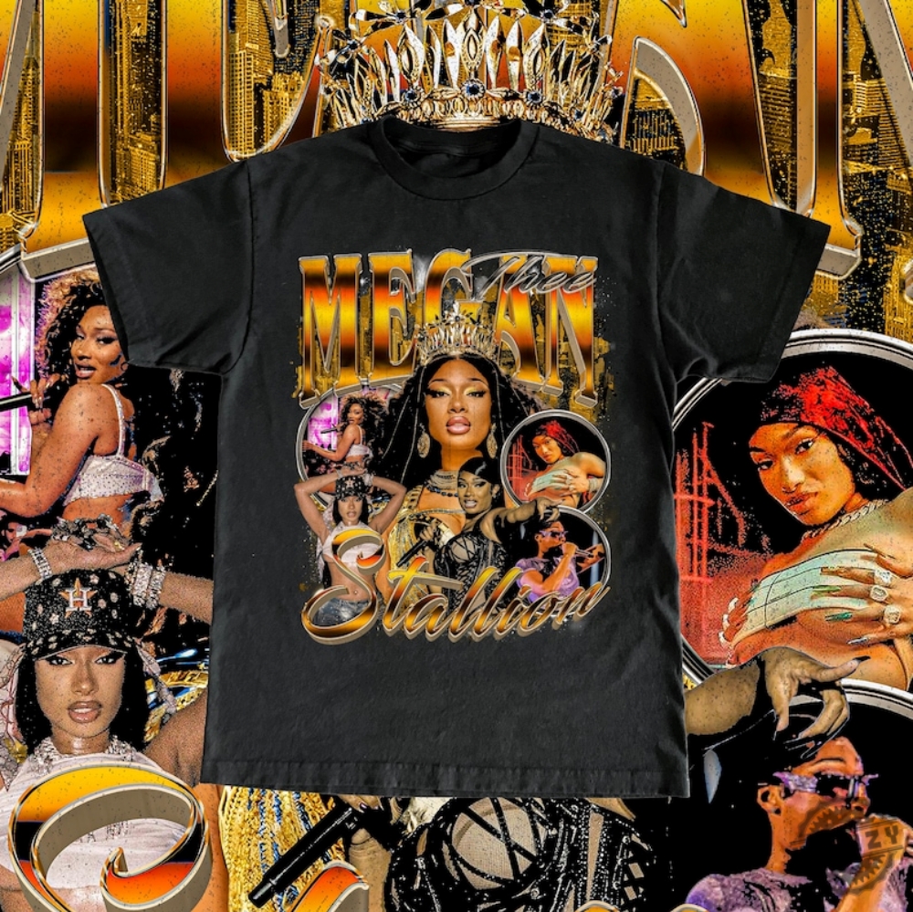 Megan Thee Stallion Sweatshirt Custom Vintage Design High Quality Tee Wap Tshirt Neva Play Hoodie Mamushi Shirt Megan Artist Fan honizy 1