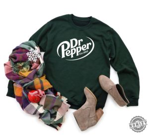 Dr Pepper Est 1885 Shirt Dr Pepper Soda Lover Tshirt Dr Pepper Gift Dr Pepper Logo Hoodie Trendy Sweatshirt Gift For Friends honizy 2