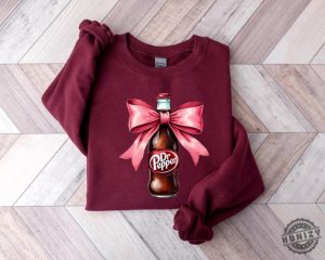 Dr Pepper Pink Bow Coquette Sweatshirt Cute Pink Soda Drink Hoodie Dr.Pepper Tshirt Aesthetic Girly Tee Dr Pepper Lover Gift honizy 5