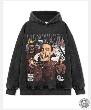 Mac Miller Retro Tribute Graphic Tee Hoodie Vintage Hiphop Music Fan Shirt honizy 7