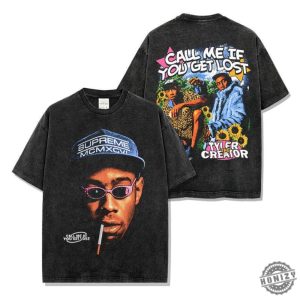 Tyler The Creator Call Me If You Get Lost Vintage Graphic Tee Hoodie Long Sleeve Chromakopia Diy Grunge Apparel honizy 2