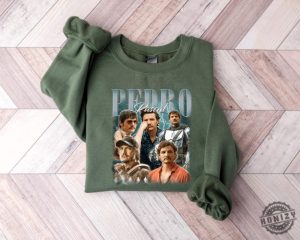 90S Retro Funny Pedro Pascal Tshirt Retro Funny Pedro Pascal Sweater Pedro Pascal Fans Hoodie Pedro Pascal Tribute Celebrity Gift honizy 4