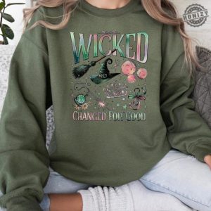 Wicked Changed For Good Sweatshirt Wicked Fan Gift Defy Gravity Hoodie Wizard Of Oz Tshirt Broomstick Magic Sweater honizy 2