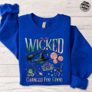 Wicked Changed For Good Sweatshirt Wicked Fan Gift Defy Gravity Hoodie Wizard Of Oz Tshirt Broomstick Magic Sweater honizy 3