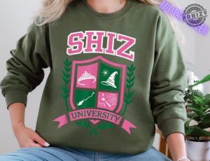 Shiz University Shirt Wicked Wizard Shiz Uni Tshirt Musical Movie Sweatshirt Movie Hoodie Defy Gravity Broomstick Magic Wand Shirt honizy 4