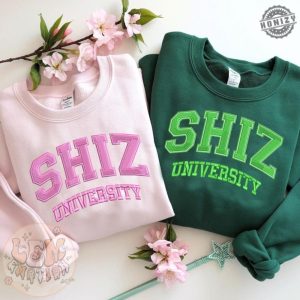 Vintage Shiz Sweatshirt Embroidered Wicked Movie Hoodie Wizard Shiz University Tshirt Defying Gravitiy Shirt Wickeds Merch Movie Lover Gift honizy 2