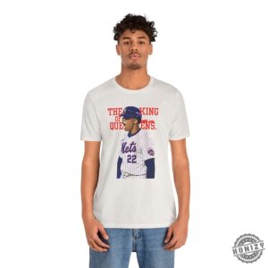 Baseball Player Juan Soto The King Of Queens Tshirt Unisex Tee Mets Fan Gift honizy 2