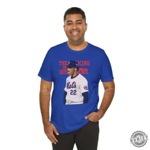 Baseball Player Juan Soto The King Of Queens Tshirt Unisex Tee Mets Fan Gift honizy 3