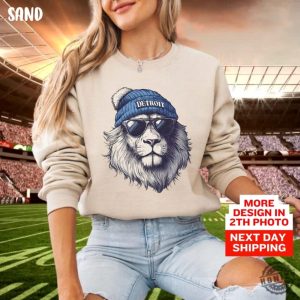 Detroit Football Sweatshirt Vintage Detroit Lions Hoodie Detroit Go Lions Game Day Amonra St Brown Tshirt Brian Branch With Signature Sweatshirt honizy 3