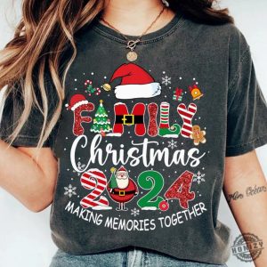 Christmas Custom Family Shirt Matching Holiday Sweatshirt For Family Family Christmas Hoodie Christmas Making Memories 2024 Tshirt honizy 5