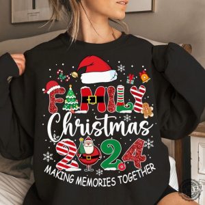 Christmas Custom Family Shirt Matching Holiday Sweatshirt For Family Family Christmas Hoodie Christmas Making Memories 2024 Tshirt honizy 6