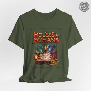 Houses And Humans Dd Shirt Dungeons And Dragons Gift Tee For Men Women Vintage Retro 90S Joke D And D Tshirt honizy 2