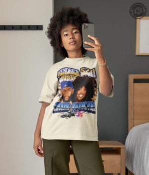 Limited Kendrick X Sza Shirt Gnx Concert Tshirt Tour Custom Tee Kendrick Lamar Hoodie Sza Sweatshirt Rap Tshirt honizy 2