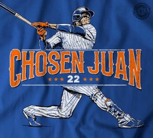 Chosen Juan Hoodie Blue Tshirt Ny Baseball Sweatshirt Queens Shirt honizy 2