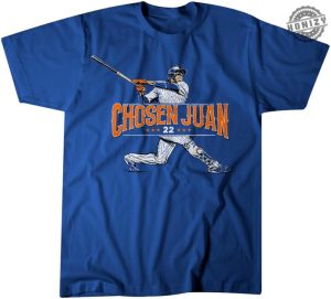 Chosen Juan Hoodie Blue Tshirt Ny Baseball Sweatshirt Queens Shirt honizy 5