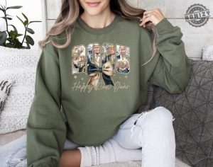 Coquette Happy New Year Trump Shirt New Year New America Trump 2025 Sweatshirt Hoodie Trump New Year Tshirt honizy 2