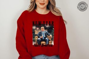 New Year New America Shirt New America Trump Sweatshirt Trump New Years Party Hoodie Funny New Year Trump Tshirt Trump 2025 Tee honizy 3