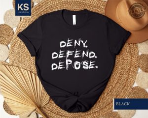 Deny Defend Depose Shirt Deny Defend Depose Sweatshirt Activist Tshirt Eat The Rich Hoodie Social Protest Sweater Gift For Her honizy 5