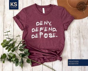 Deny Defend Depose Shirt Deny Defend Depose Sweatshirt Activist Tshirt Eat The Rich Hoodie Social Protest Sweater Gift For Her honizy 6