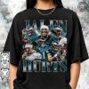Jalen Hurts Shirt Football American Graphic Vintage Tshirt Football 90S Bootleg Inspired Gift Fan Unisex Shirt Hoodie Sweatshirt honizy 4