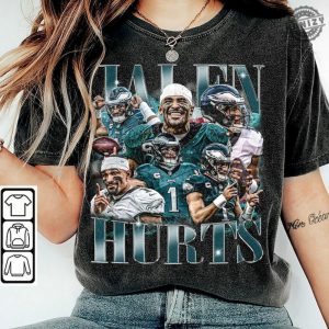 Jalen Hurts Shirt Football American Graphic Vintage Tshirt Football 90S Bootleg Inspired Gift Fan Unisex Shirt Hoodie Sweatshirt honizy 5