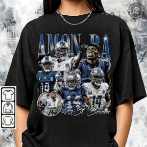 Amon Ra St Brown Shirt Football American Graphic Vintage Tshirt Football 90S Bootleg Gift Fan Unisex Shirt Hoodie Sweatshirt honizy 3