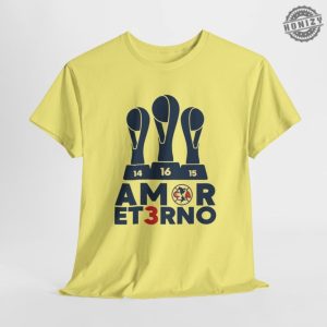 Amor Et3rno Tshirt Tricampeon America Championship Mexican Club Soccer Futbol Playera Shirt honizy 7