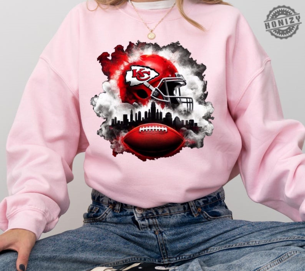 Smoke Kc Chiefs Kansas City Football Sweatshirt Kansas City Fan Tshirt Gift For Kansas City Fan Hoodie Kansas City Chiefs Retro Style Shirt