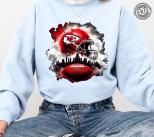 Smoke Kc Chiefs Kansas City Football Sweatshirt Kansas City Fan Tshirt Gift For Kansas City Fan Hoodie Kansas City Chiefs Retro Style Shirt honizy 2