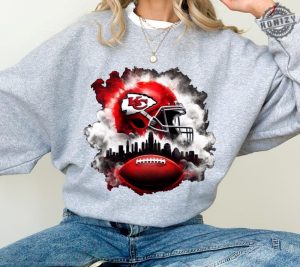 Smoke Kc Chiefs Kansas City Football Sweatshirt Kansas City Fan Tshirt Gift For Kansas City Fan Hoodie Kansas City Chiefs Retro Style Shirt honizy 5