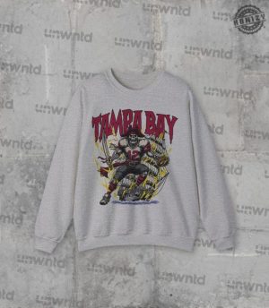 Tampa Bay Football Shirt Graphic Crewnecks Sweatshirt Skeleton Gift Tshirt Bootleg Hoodie honizy 4