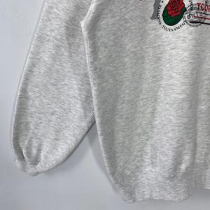 Vintage Rose Bowl Game Tshirt Pasadena Stadium Crewneck Rose Bowl Sweater Pullover American College Bowl Game Print Logo Grey Large Hoodie honizy 6