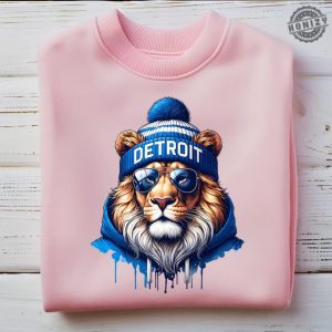 Detroit Football Shirt Cool Lions Football Sweatshirt Detroit Lions Football Hoodie Game Day Tshirt Lions Fun Gift honizy 2