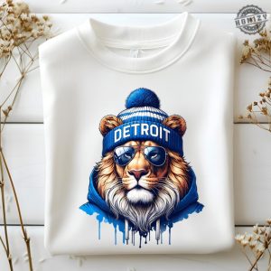 Detroit Football Shirt Cool Lions Football Sweatshirt Detroit Lions Football Hoodie Game Day Tshirt Lions Fun Gift honizy 4