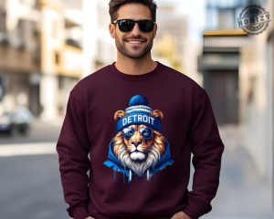 Detroit Football Shirt Cool Lions Football Sweatshirt Detroit Lions Football Hoodie Game Day Tshirt Lions Fun Gift honizy 5