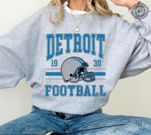 Detroit Football Shirt Vintage Detroit Lions Hoodie Detroit Game Day Apparel Trendy Detroit Football Fan Gift Lions Football Tshirt honizy 5